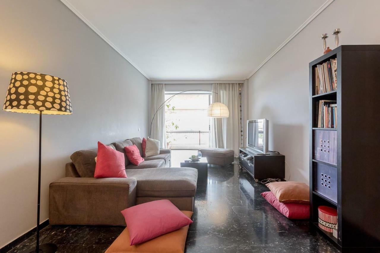 Spacious & Modern Flat In Heart Of Athén Kültér fotó
